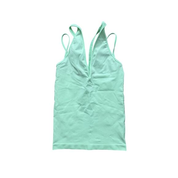 Helmut Lang Multi-Strap Tank Top XS/S Pastel Green Designer Luxury Street Chic - Picture 3 of 6